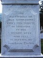 Confederate Memorial detail