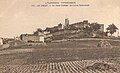 The village about 1900, showing ancient chateau