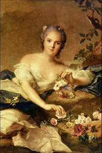 Madame Henriette evel Flora Jean-Marc Nattier (1742)