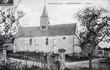 L'église avant 1914.