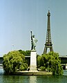 Paris-ile-des-cygnes-statue-de la Liberté