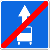 5.9.2 End of bus lane