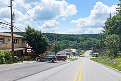 View down Bridge St.