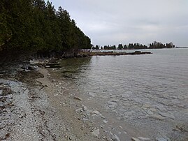 Detroit Island, view of the Green Bay National Wildlife portion