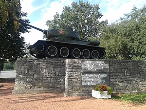 Памятник советским танкистам в Нарве, Эсто��ия