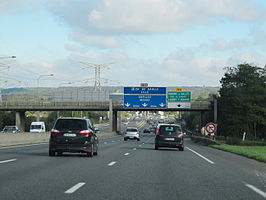 De oostelijke A104 tussen de A4 en N2