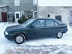 En av Gandinis siste jobber for Bertone var Citroën BX.