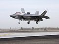 A VMFA-121 F-35B at MCAS Yuma, in 2013