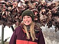 Geraldine op de Lofoten.