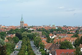 Uitzicht op Hildesheim