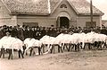 Funeral for the six victims of Toivo Koljonen on 4 April 1943