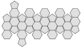 Netz eines Ikosaederstumpfs