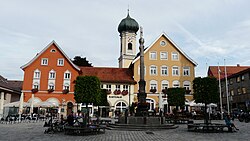 Skyline of Immenstadt im Allgäu