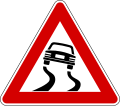 Slippery road (formerly used )