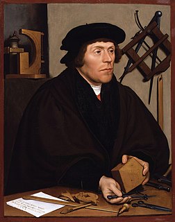 Portrait de Nicolas Kratzer, astronome d’Henri VIII (copie anonyme de la National Portrait Gallery à Londres, d’après l’original réalisé en 1528 par Hans Holbein le Jeune et conservé au Louvre). (définition réelle 2 400 × 3 044)