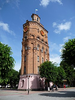 Vinnytsia's auld watter touer (nou the War Veterans' Museum)