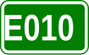 Zeichen der Europastraße 010