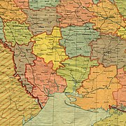Територія колишньої Одеської губернії на карті Української СРР, адміністративні межі станом на 1 жовтня 1925