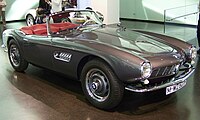 Une BMW 507 au Musée BMW