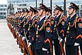 Častna straža predsednika Slovaške republike ima na uniformah grb