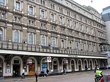 Charing Cross station exterior.