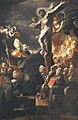 Kruzifix und Heilige Franziskaner von Mattia Preti (1657)