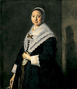 Frans Hals, Retrat de dona (vers 1650)