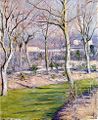 Le jardin du Petit Gennevilliers en hiver (1894) Private collection