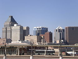 Greensboro skyline