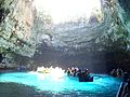 Lago da cova Melissani.