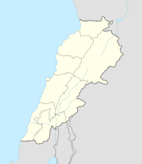 Aaqbe is located in Lebanon