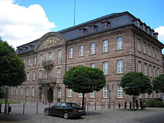 El castillo de Mainz en Heiligenstadt, sede de la lugartenencia Electoral de Maguncia en Eichsfeld