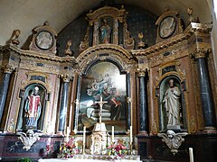 Retable de l'église Saint-Aubin.