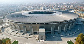 A döntő helyszíne, a budapesti Puskás Aréna