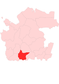 Location of Veļskas rajons