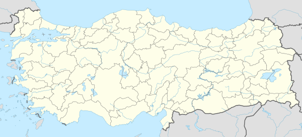 亞西亞的七個教會在土耳其的位置