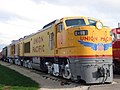 Image 22Union Pacific 18, a gas turbine-electric locomotive preserved at the Illinois Railway Museum (from Locomotive)
