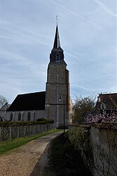 The church in Vert-en-Drouais