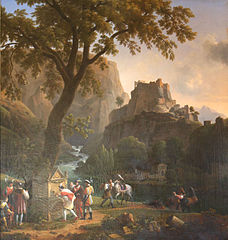 Jean-Joseph-Xavier Bidauld, François Ier à la Fontaine de Vaucluse.