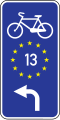 EuroVelo cycle route