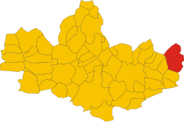 モンツァ・エ・ブリアンツァ県におけるコムーネの領域