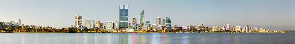 Perth skyline set fra Mill Point