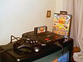 Sega Mega Drive mit eingestecktem Modul