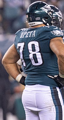 Opeta with the Eagles in 2021