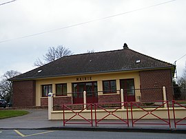 The town hall of Aigneville