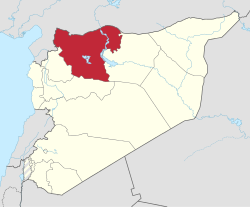 Die Lage der Provinz in Syrien