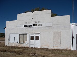 Abandoned post office in Bellview, with the former ZIP Code for the community, November 2010