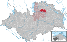Kaart van Demen (Duitsland)