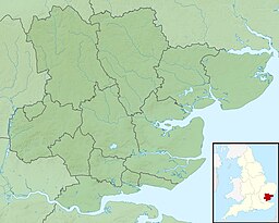 Location of reservoir in Essex, England