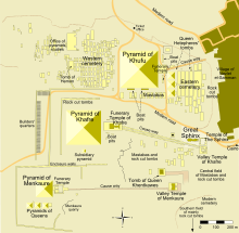 Map of Giza Necropolis